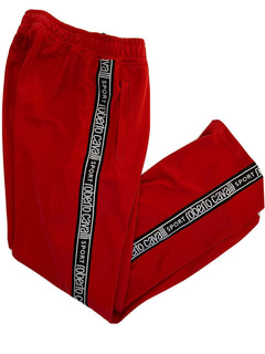 Neu mit Etikett: 350 $ Roberto Cavalli Moderne rote Sporthose für Herren, Größe 2XL