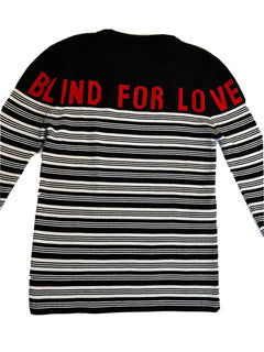 Neu mit Etikett: 1280 $ Gucci Damen-Pullover „Blind for Love“ in Schwarz aus Kaschmir/Seide, Größe M, Italien