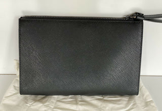 Bally Men's Black Multistorm PVC Case Clutch 623545001 NWT $495