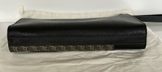 Bally Men's Black Multistorm PVC Case Clutch 623545001 NWT $495