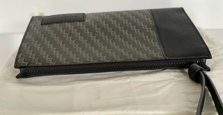 Bally Men's Black Multistorm PVC Case Clutch 623545001 NWT $495