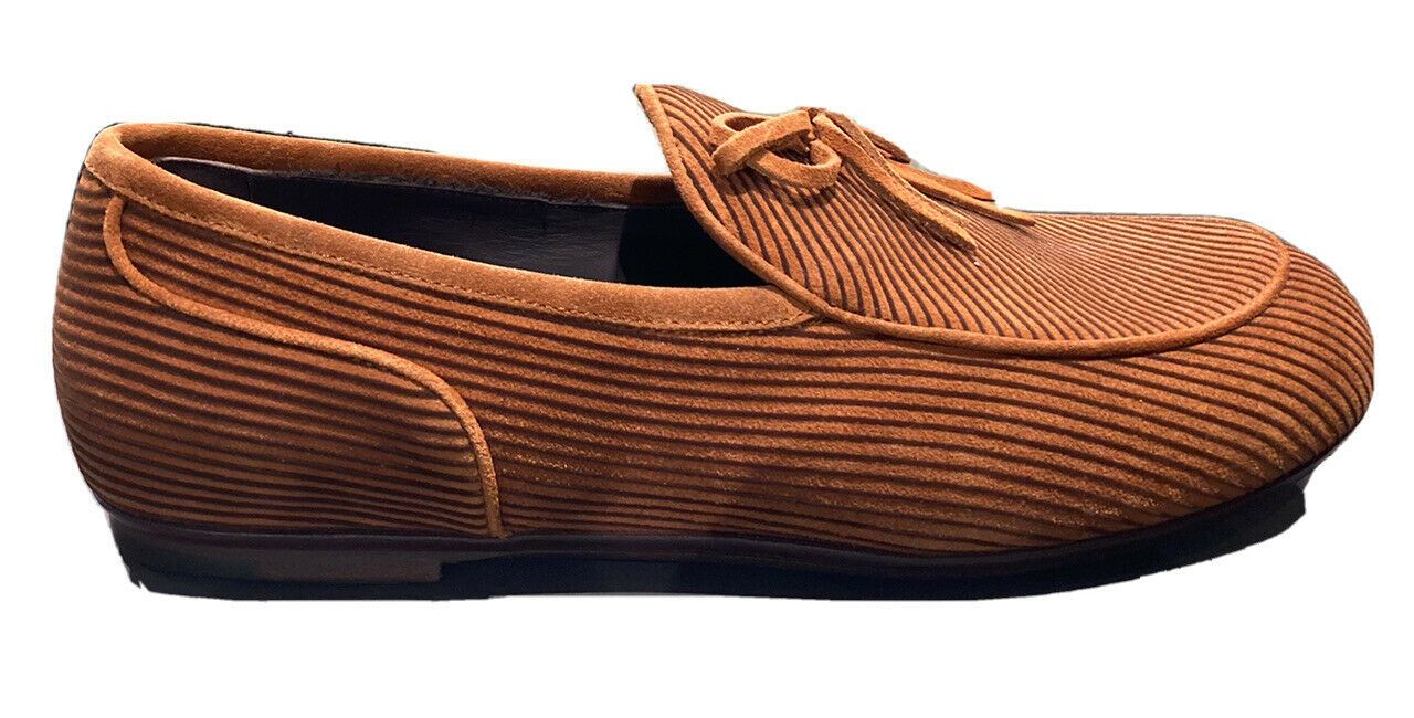 Мужские велюровые замшевые туфли Bottega Veneta 830 долларов США, коричневые 9 США (42 евро) 532850 IT 