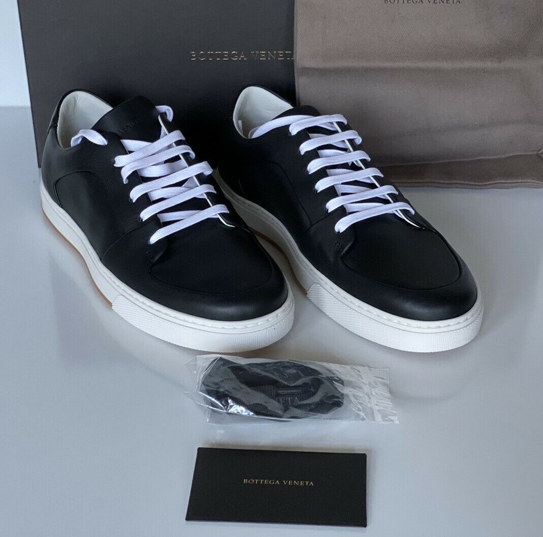 NIB $750 Bottega Veneta Men's Speedster Calf Leather Black Sneakers 9.5 608761