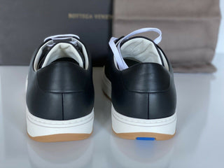 NIB $ 750 Bottega Veneta Herren Speedster Kalbsleder Schwarze Turnschuhe 9,5 608761