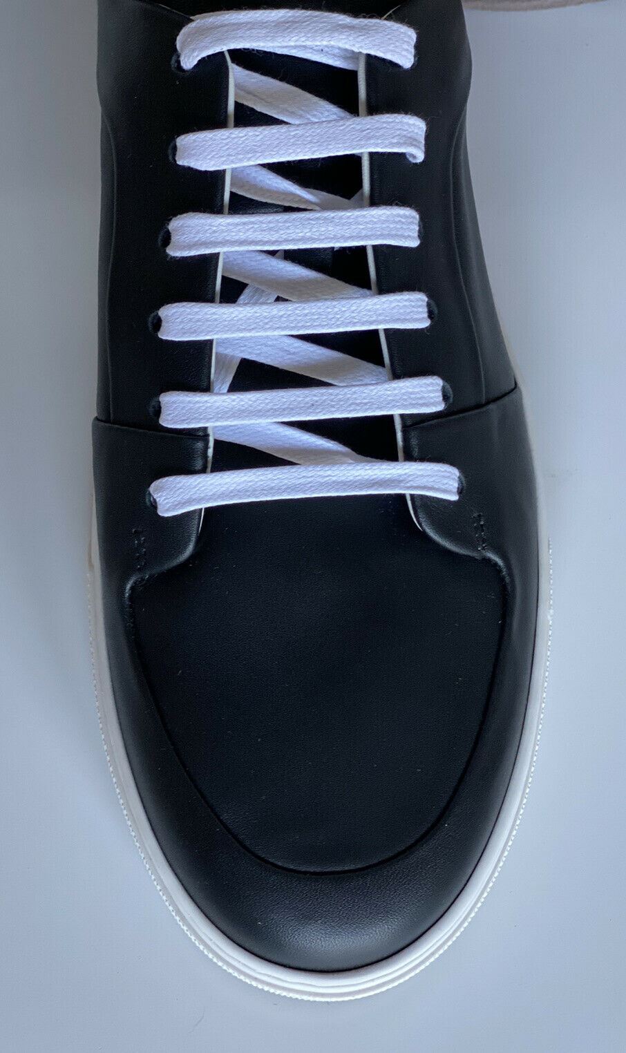 NIB $750 Bottega Veneta Men's Speedster Calf Leather Black Sneakers 10 US 608761