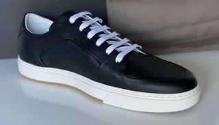 NIB $ 750 Bottega Veneta Herren Speedster Kalbsleder schwarze Turnschuhe 10 US 608761 