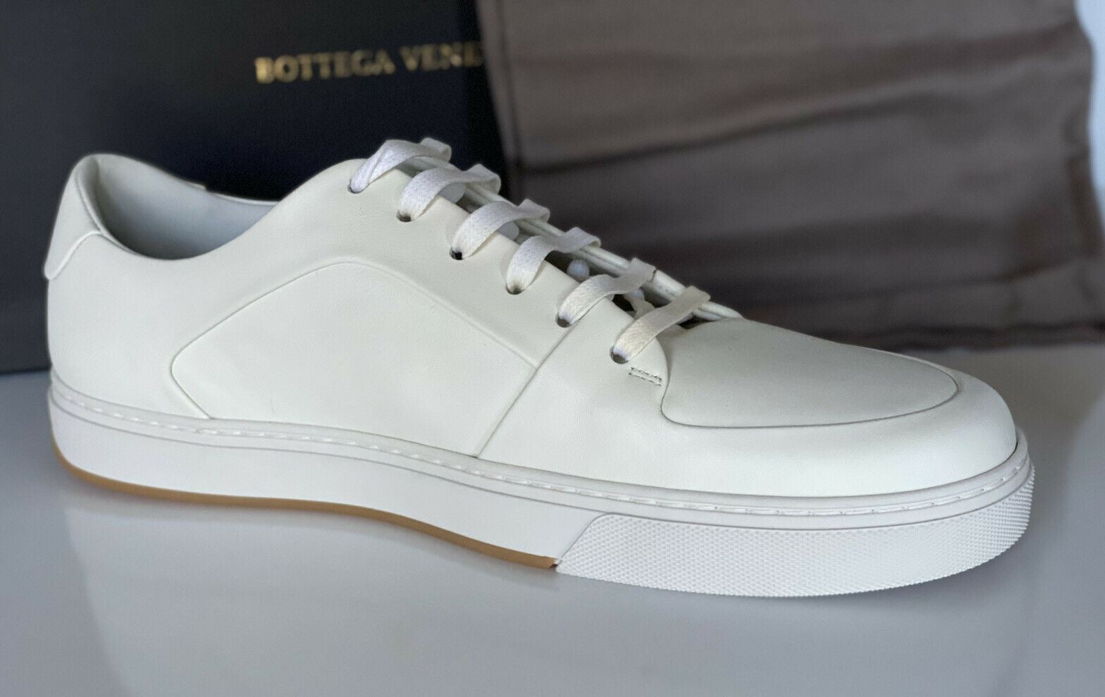 NIB $750 Bottega Veneta Mens Speedster Calf Leather White Sneakers 9.5 US 608761