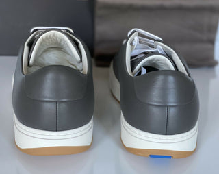 NIB $ 750 Bottega Veneta Herren Speedster Kalbsleder Graue Turnschuhe 9 US 608761 