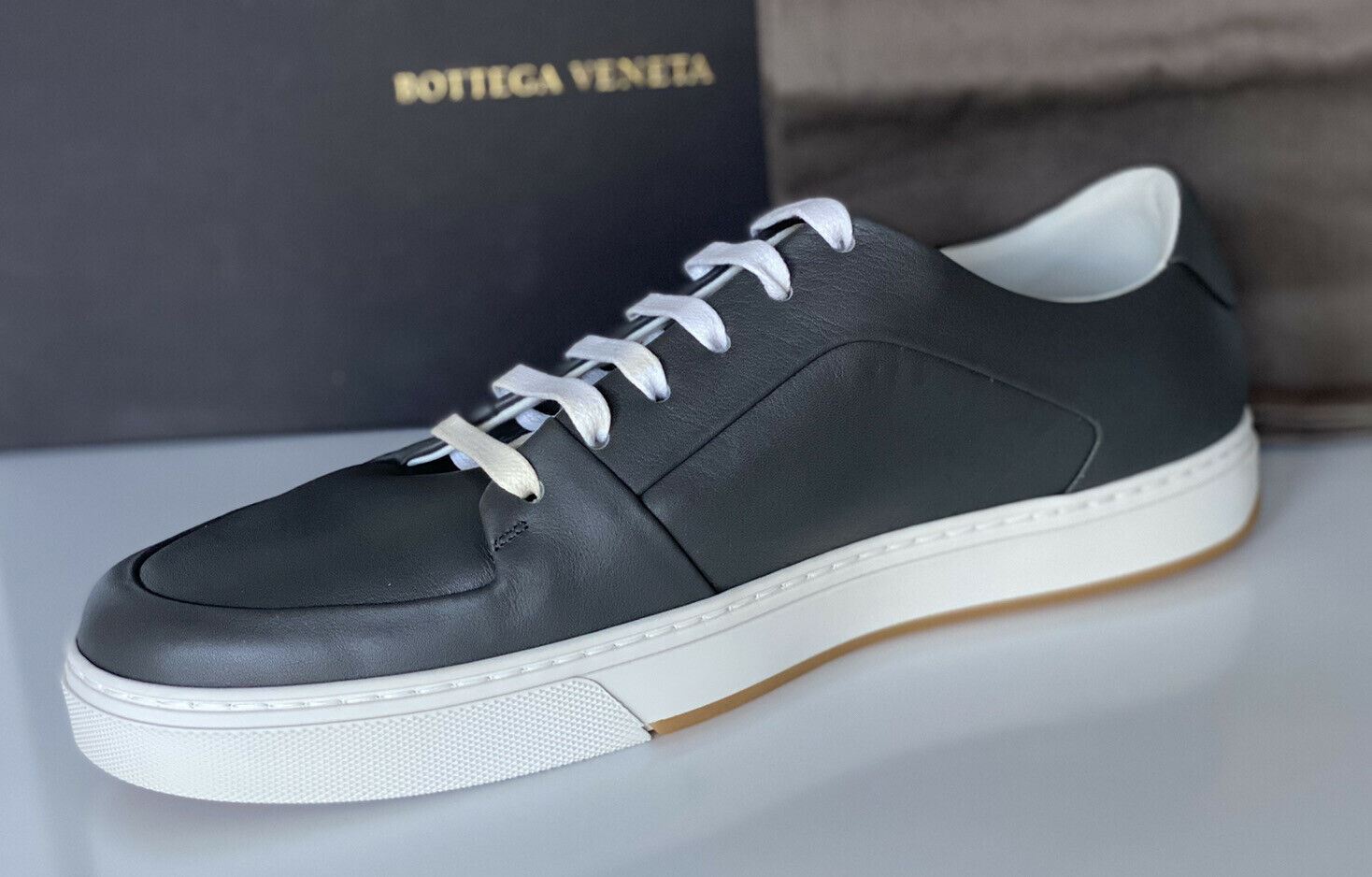 NIB $750 Bottega Veneta Men's Speedster Calf Leather Gray Sneakers 9.5 US 608761