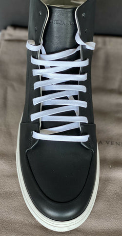 NIB $890 Bottega Veneta Speedster Leather Black High-top Sneakers 9 US 611143