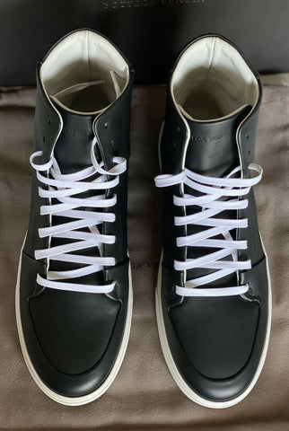 NIB $890 Bottega Veneta Speedster Leather Black High-top Sneakers 9 US 611143
