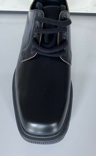 NIB $ 720 Gucci Herren Cordovan Lux Lederschuhe Schwarz 9,5 US (Gucci 9) 625281 IT 