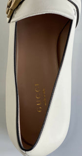 NIB Gucci Marmont Leather Mystic White Shoes 9 US (39 Euro) 602496 Italy