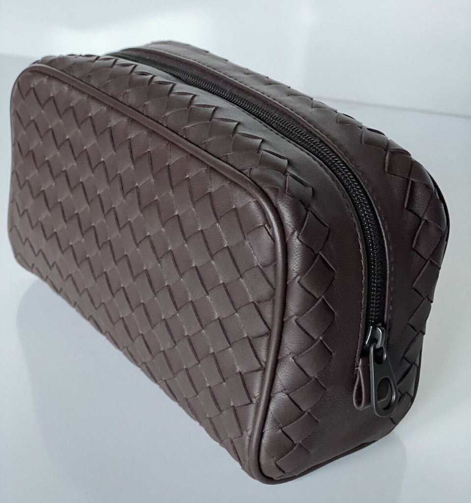 Neu mit Etikett: Bottega Veneta Dk Chocolate Intrecciato Kulturbeutel Beutel 624105 IT 