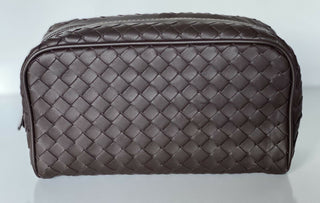 Neu mit Etikett: Bottega Veneta Dk Chocolate Intrecciato Kulturbeutel Beutel 624105 IT 