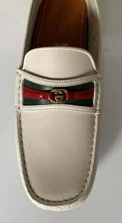 NIB 620 $ Gucci Herren-Fahrerschuhe aus Clove-Kalbsleder 9 US (Gucci 8,5) 648039 