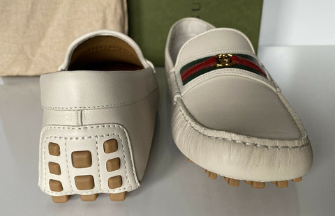 NIB $620 Gucci Men's Clove Calf Leather Driver Shoes 9 US (Gucci 8.5) 648039