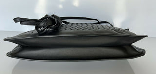 NWT Bottega Veneta Schwarze Umhängetasche aus Intrecciato-Nappaleder Italien 623963 