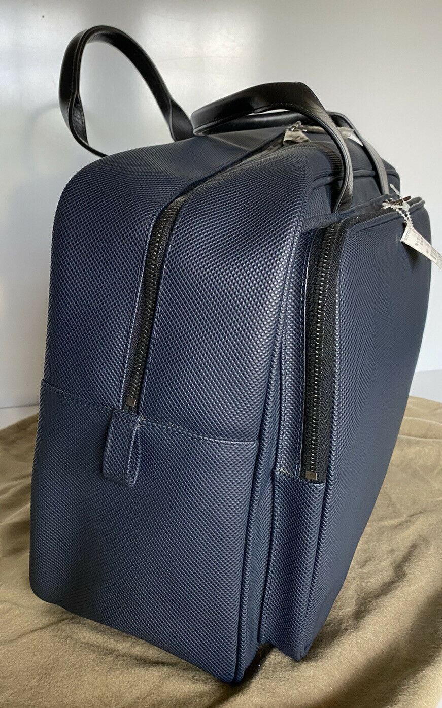 Новая мужская дорожная сумка из темно-синей кожи Marcopolo Bottega Veneta стоимостью 1450 долларов США 167304 