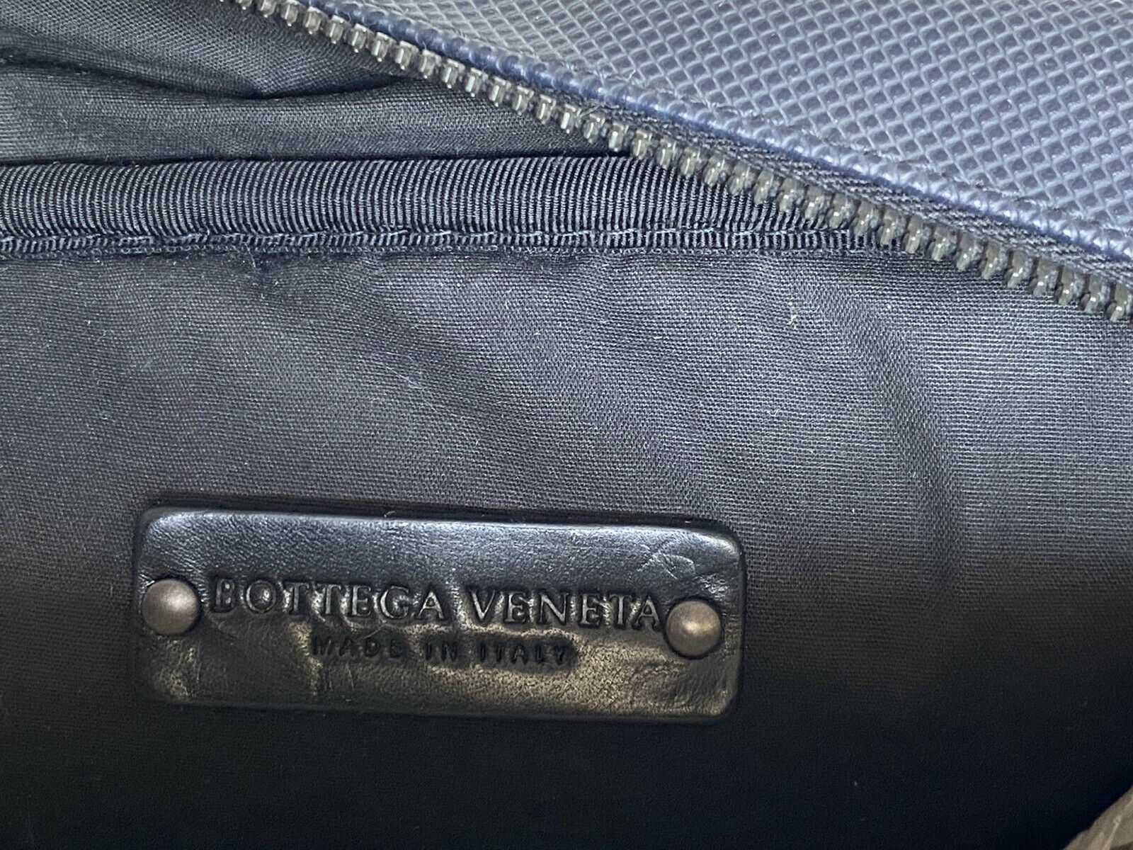 New $1450 Bottega Veneta Men's Marcopolo Navy Leather Travel Bag Italy 167304