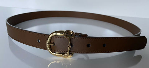 Новый мужской ремень Gucci Horsebit из телячьей кожи коричневый 105/42 Сделано в Италии 633125