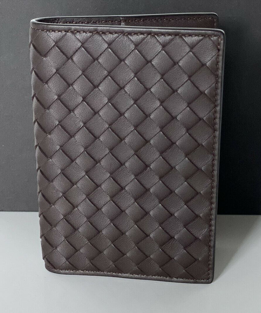 Neu mit Etikett: Bottega Veneta Intrecciato Nappaleder-Reisepass-Geldbörse Braun 624100 