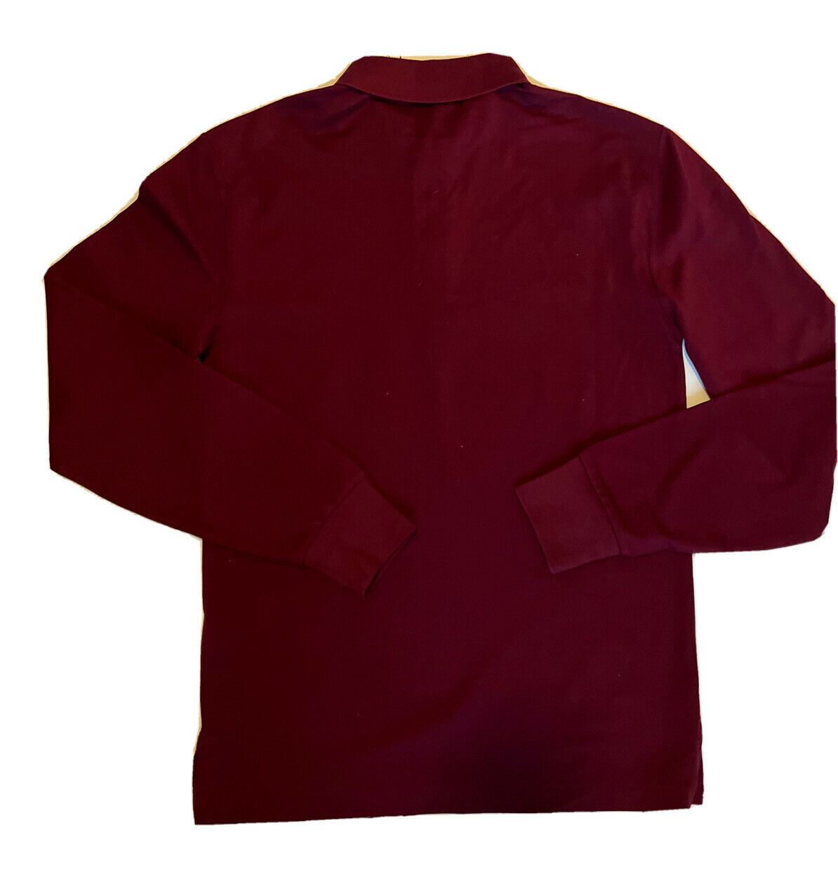 NWT $125 Polo Ralph Lauren Slim Fit Long Sleeve Polo Shirt Burgundy Small