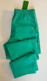 Neu mit Etikett: 280 $ Kenzo Tapered Short Herren-Freizeithose aus weicher Baumwolle in Grün, Größe M