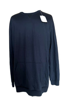 Neu mit Etikett: 1895 $ Ermenegildo Zegna Herren-Pullover aus Kaschmir/Baumwolle mit Rundhalsausschnitt, 48 US (64 Eu)