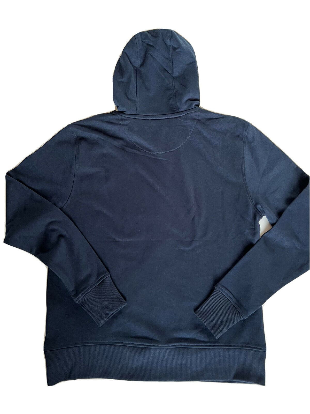 NWT $495 Roberto Cavalli Men's Navy Hoodie Sweater Small