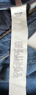 Женские джинсы скинни с вышитым логотипом Roberto Cavalli, NWT, 395 долларов США, 4 США (40 евро)