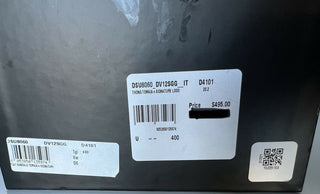 NIB 495 $ Versace Signature Logo Slides Sandalen Schwarz 7 US (40 Euro) IT DSU8060 