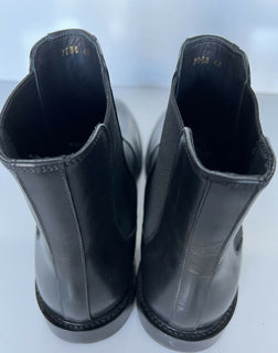 NIB 1125 $ Versace Leder Schwarze Lederstiefeletten 13 US (46 Euro) DSU7868 IT 