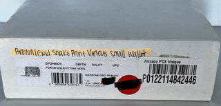 Neu mit Etikett: 595 $ Versace Kleine Geldbörse mit Reißverschluss aus Pythonleder mit Schlangenmuster in Braun/Gold 682 