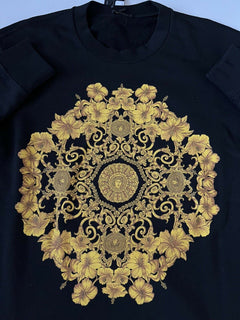 NWT 700 $ Versace Crewneck Damenpullover in Schwarz 6 US (42 Euro) Italien 86840