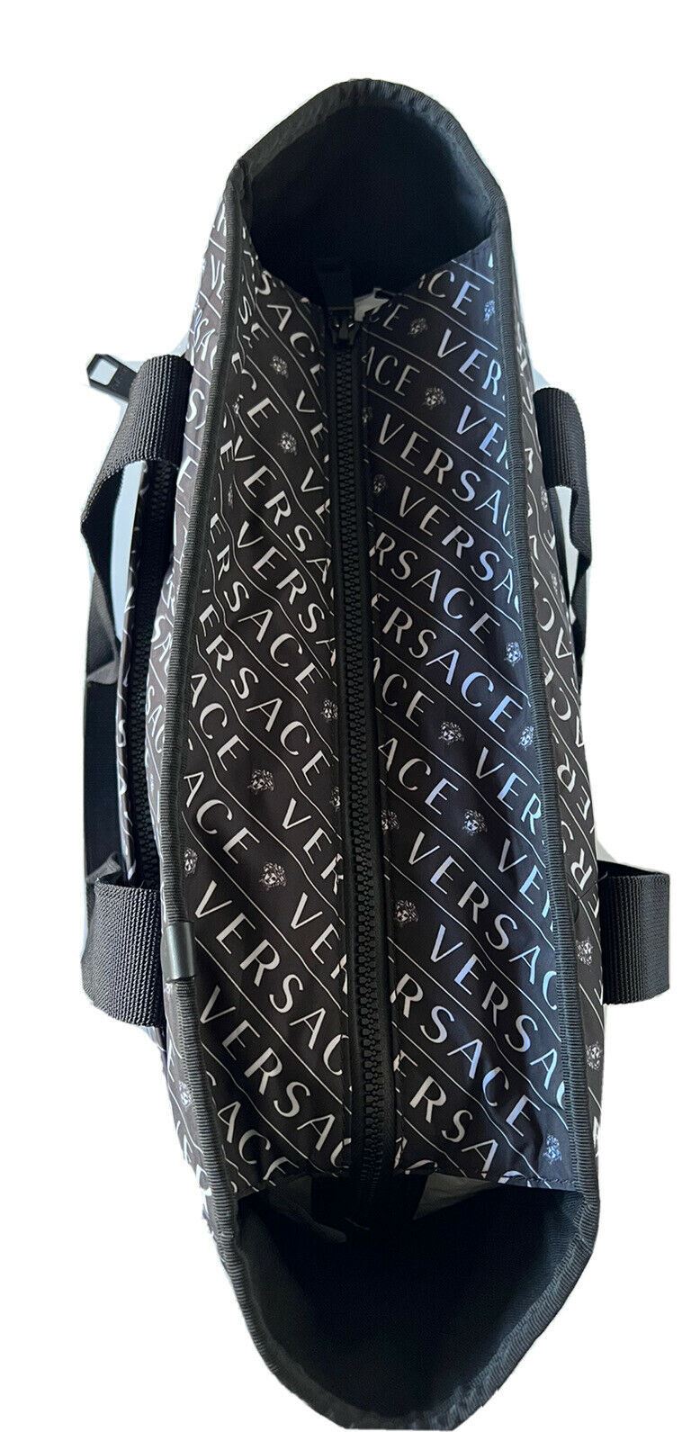 Новая легкая нейлоновая большая сумка Versace с черно-белым логотипом, сделанная в Италии, DFB8121