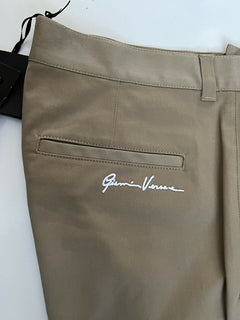 NWT $595 Versace Palazzo Men's Brown Pants 32 US (48 Euro) Made in Italy A87115