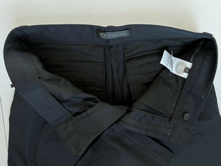 Neu mit Etikett: 650 $ Versace Herren-Hose in Schwarz, 38 US (54 Euro), hergestellt in Italien A84004
