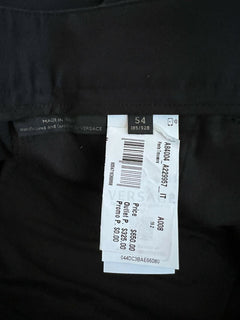 Neu mit Etikett: 650 $ Versace Herren-Hose in Schwarz, 38 US (54 Euro), hergestellt in Italien A84004