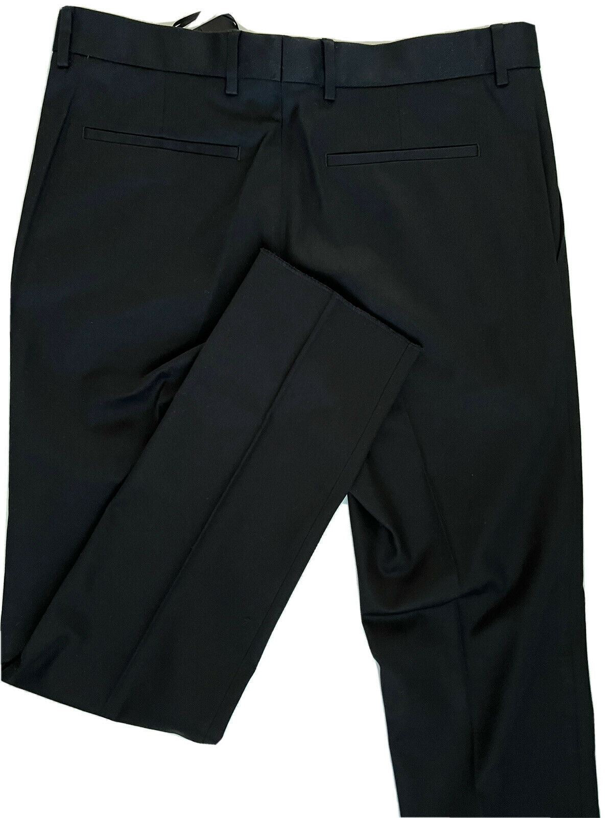 Мужские черные брюки Versace NWT 550 долларов США (52 евро), производство Италия A79901