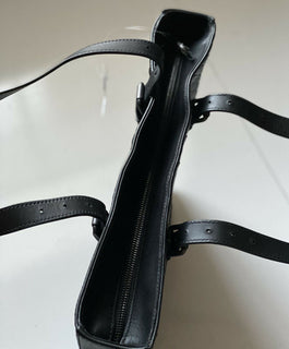 NWT Bottega Veneta Schwarze Einkaufstasche aus schwarzem Intrecciato-Nappaleder, hergestellt in Italien 
