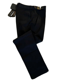 Neu mit Etikett: 725 $ Versace Palazzo Schwarze Herrenhose 38 US (54 Euro) Hergestellt in Italien 87482