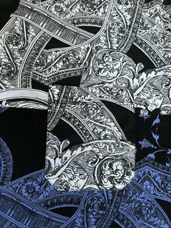 Neu mit Etikett: 600 $ Versace-Print-Grafik-T-Shirt mit Rundhalsausschnitt 4XL, hergestellt in Italien 79235