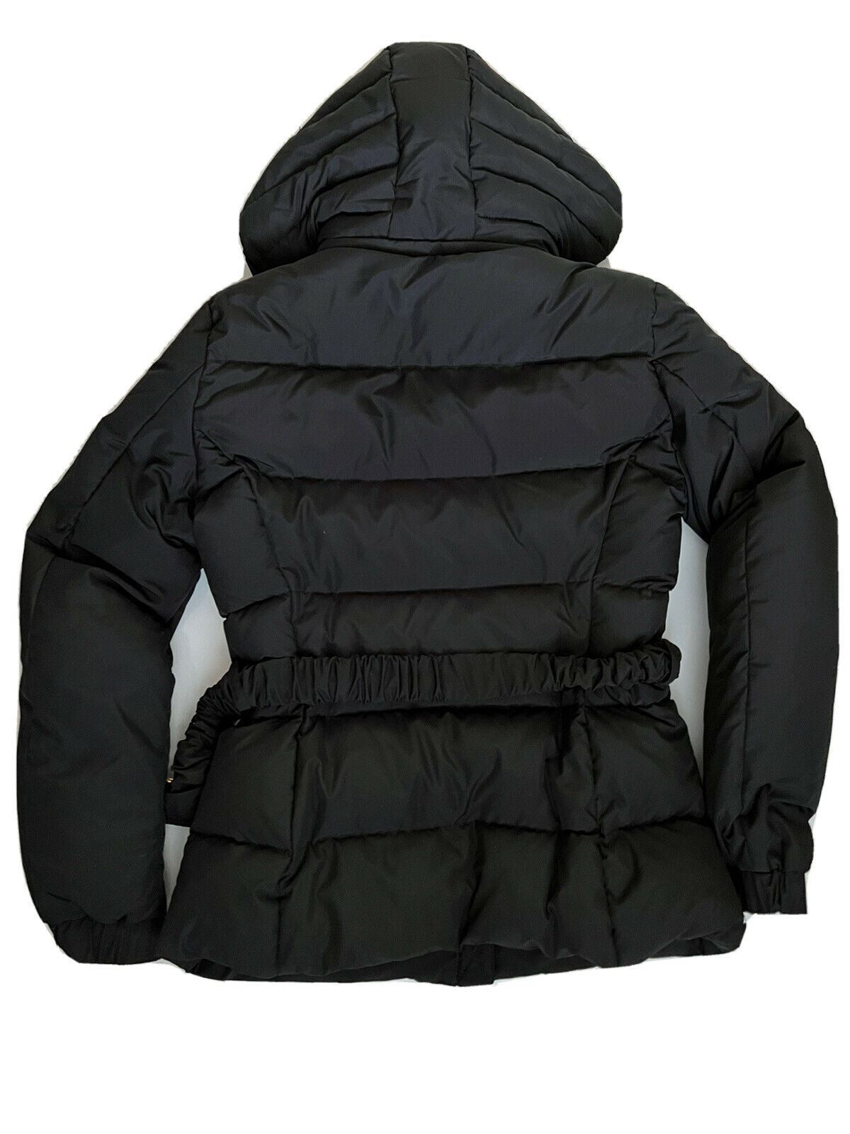 NWT $1195 Versace Women's Black Down Parka Jacket 4 US (40 Euro) A88779S Italy