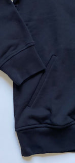 NWT 750 $ Versace Damen-Kapuzenpullover mit Medusa-Logo in Schwarz, 10 US (46 Euro) 85403