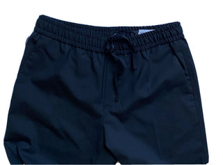 Neu mit Etikett: 595 $ Versace Herrenhose aus schwarzer Wolle, Größe 36 US (52 Euro), hergestellt in Italien A83072 