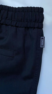Neu mit Etikett: 595 $ Versace Herrenhose aus schwarzer Wolle, Größe 36 US (52 Euro), hergestellt in Italien A83072 