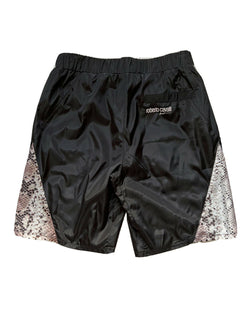 Neu mit Etikett: 440 $ Roberto Cavalli Herren-Badeshorts in Schwarz, Größe 2XL
