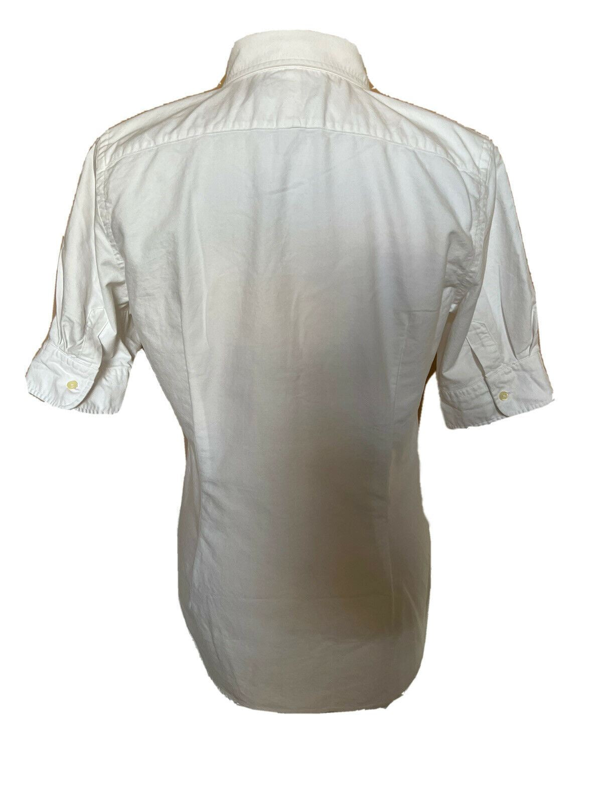 NWT $85 Ralph Lauren Men's White Short Sleeve Dress Shirt Large