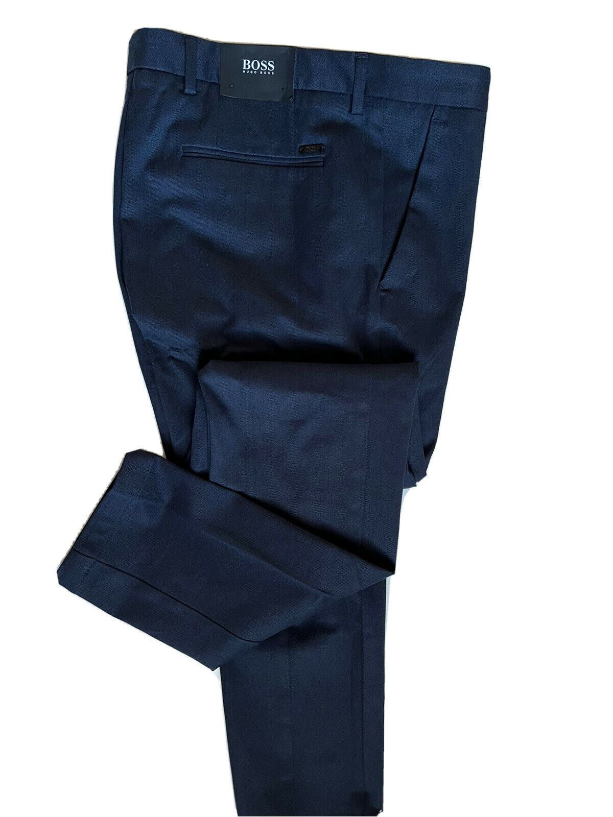NWT $228 Boss Hugo Boss Kaito1 Stretch Men's Blue Dress Pants 34 US (50 Euro)